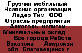 Грузчик мобильный › Название организации ­ Лидер Тим, ООО › Отрасль предприятия ­ Алкоголь, напитки › Минимальный оклад ­ 5 000 - Все города Работа » Вакансии   . Амурская обл.,Благовещенск г.